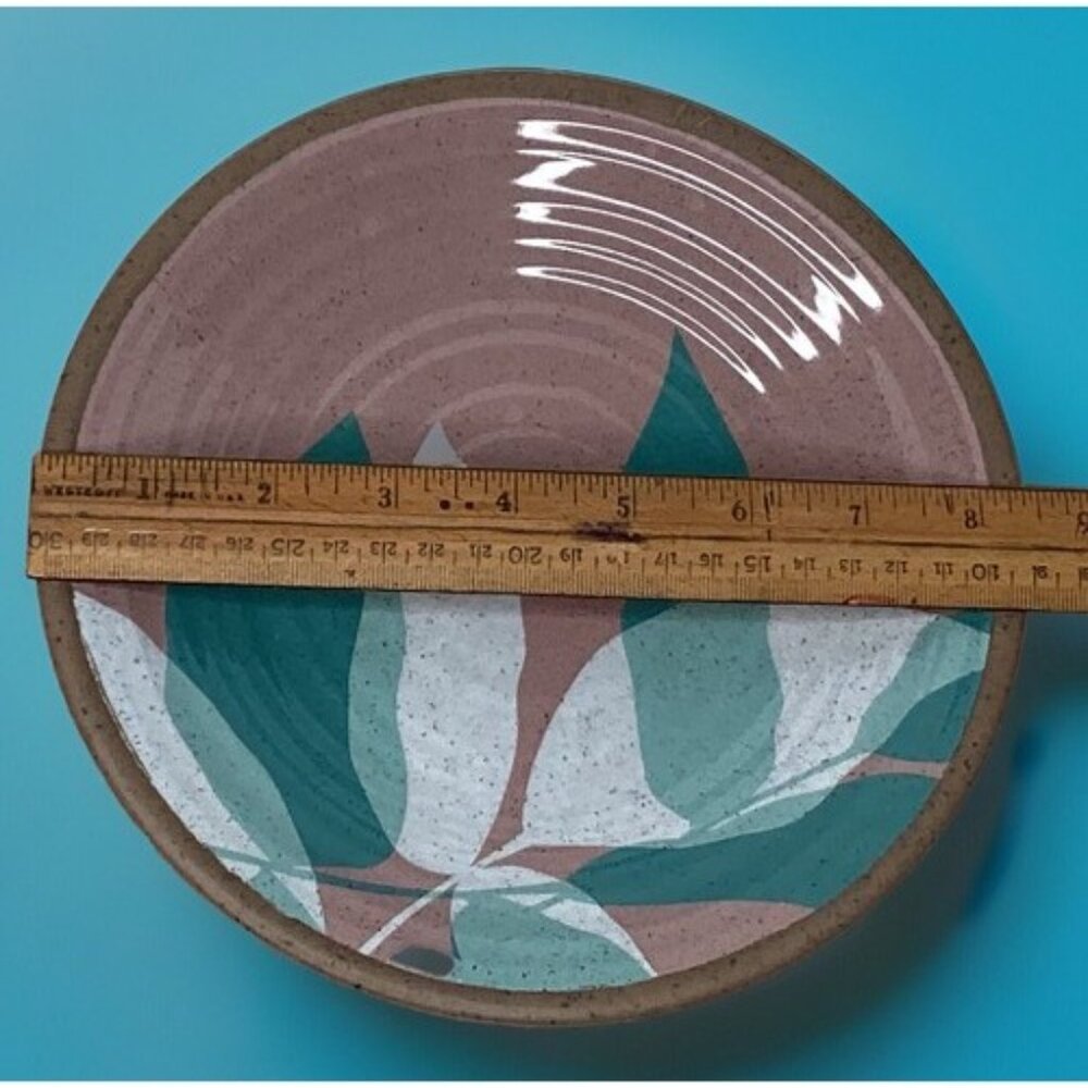 Crate and Barrel Caprice Floral Melamine Plates Botanical Bright Colors Picnic - Picture 3 of 3